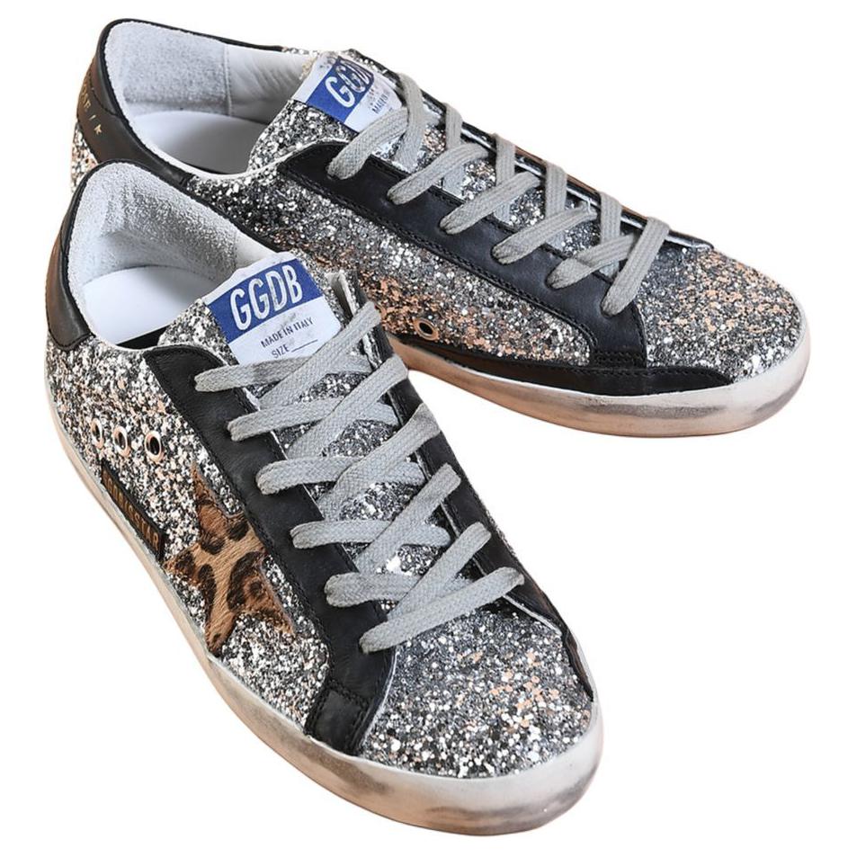 (W) Golden Goose Super-Star 'Sequin Black Tail Distressed' 圖 4