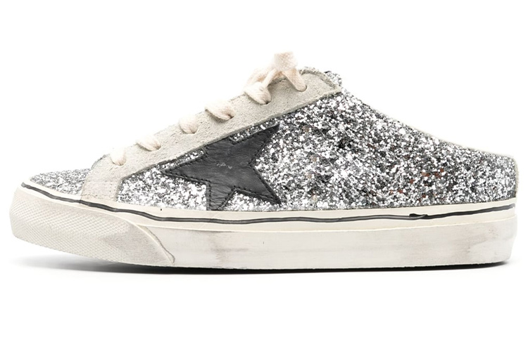 (W) Golden Goose Super-Star 'Silver'