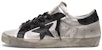 (W) Golden Goose Super-Star 'Bintang Hitam Perak Terpakai' GCOWS590.A8