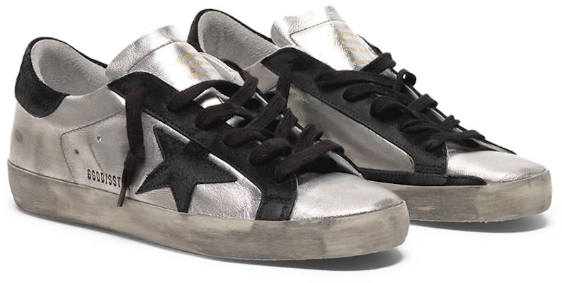 (W) Golden Goose Super-Star 'Bintang Hitam Perak Terpakai' GCOWS590.A8 Lookbook (W) Golden Goose Super-Star 'Bintang Hitam Perak Terpakai' GCOWS590.A8