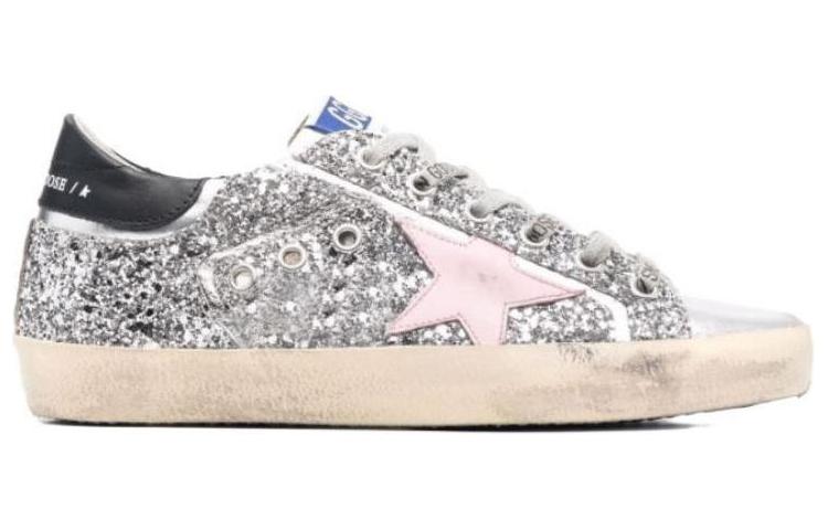 (W) Golden Goose Super-Star 'Silver Low-Top Lace-Up' 圖 2
