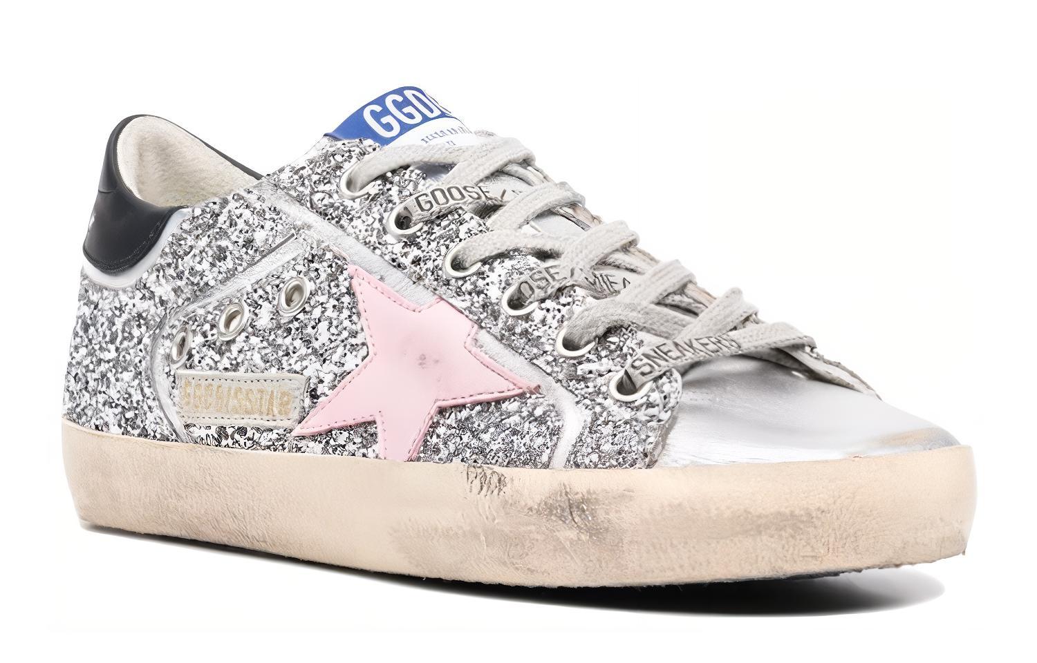 (W) Golden Goose Super-Star 'Silver Low-Top Lace-Up' 圖 3
