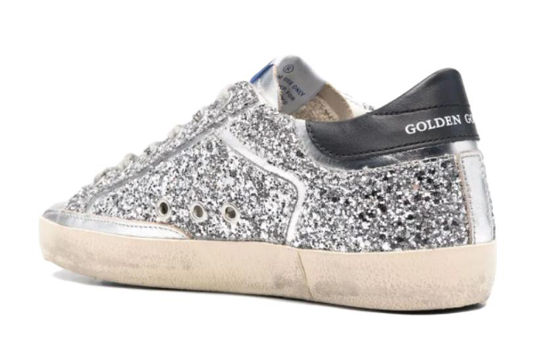 (W) Golden Goose Super-Star 'Silver Low-Top Lace-Up' 圖 4