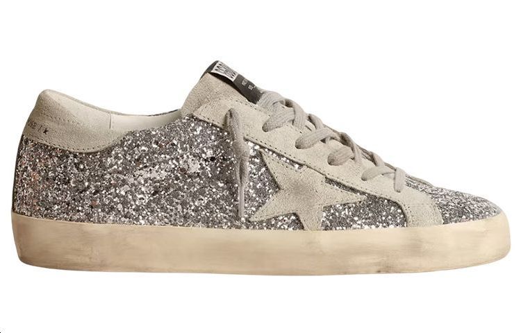 Order (W) Golden Goose 超级明星‘银色亮片磨损’ GWF00101.F000416.70136