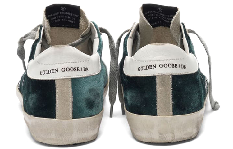 (W) Golden Goose Super-Star 'Velvet Shiny Star Green' 圖 3