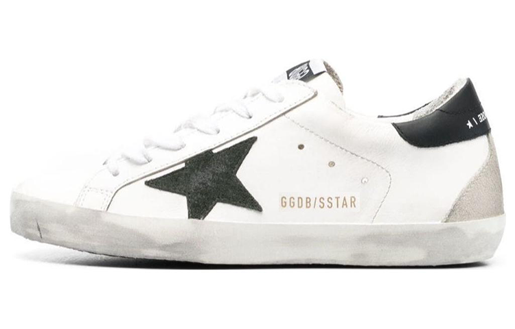 (W) Golden Goose Super-Star 'White Black'