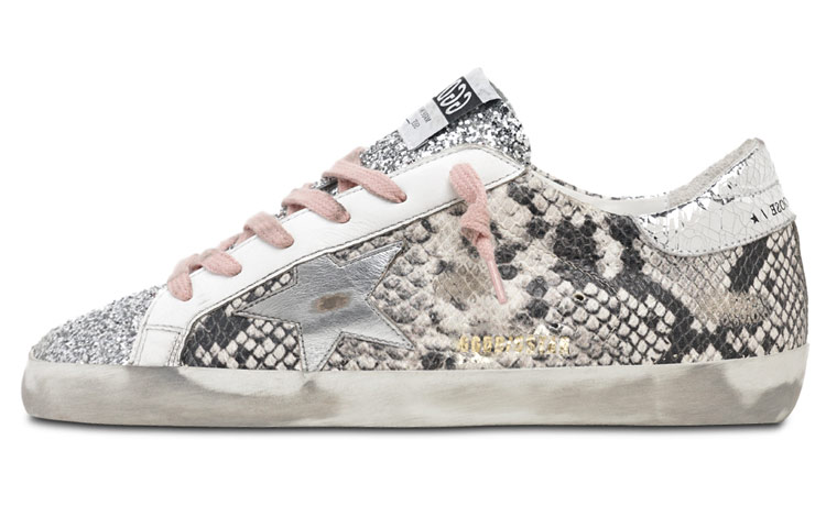 Buy (Women) Golden Goose Super-Star 'White Black Pink Snake' GWF00101.F001461.80999