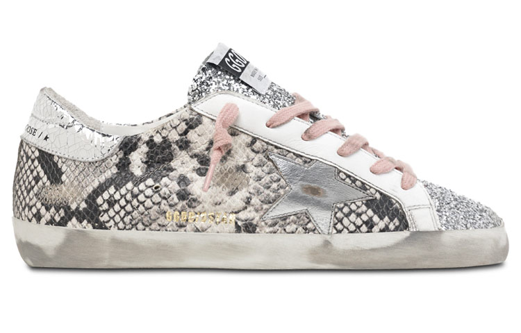 (W) Golden Goose Super-Star 'White Black Pink Snake' 圖 2