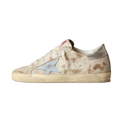 (W) Golden Goose Super-Star 'White Blue'