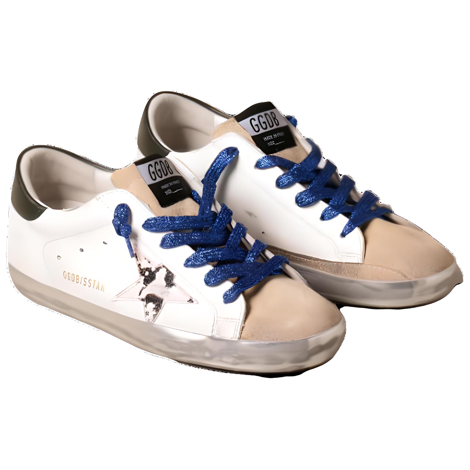 (W) Golden Goose Super-Star 'White Brown Black Distressed' 圖 3