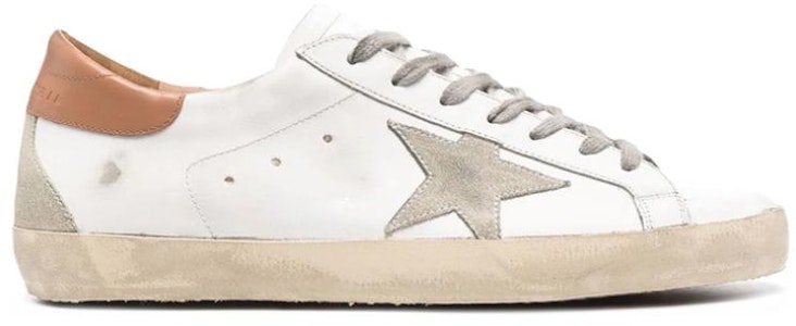 金鵝 超級明星 休閒 時尚板鞋 女款 白棕 做舊版 Order 金鵝 超級明星 休閒 時尚板鞋 女款 白棕 做舊版