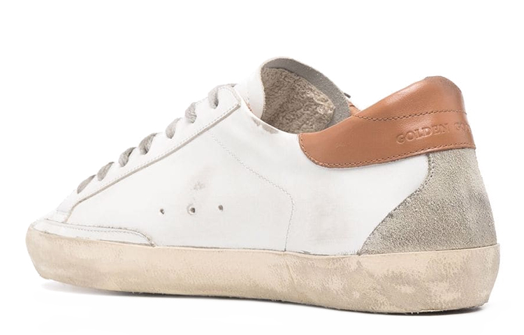Purchase (W) Golden Goose Super-Star 'Blanco Marrón Desgastado' GWF00102.F002182.10803