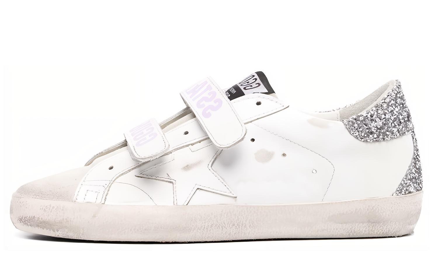 (W) Golden Goose Super-Star 'White Distressed'