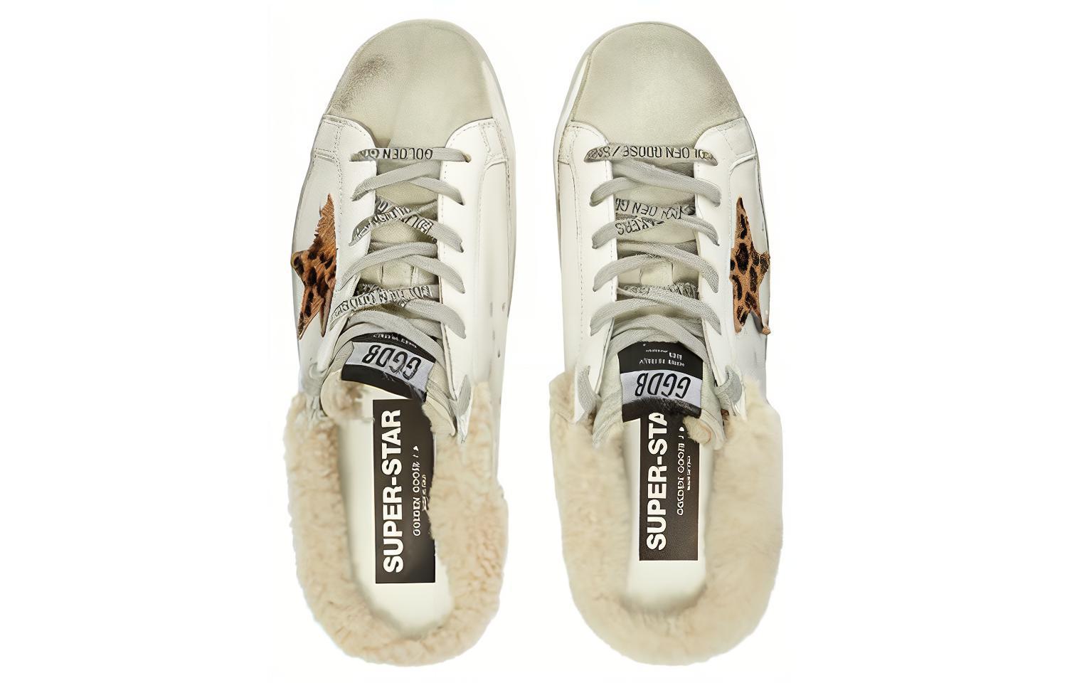 (W) Golden Goose Super-Star 'White Fuzzy Toe Leather Mule' 圖 4