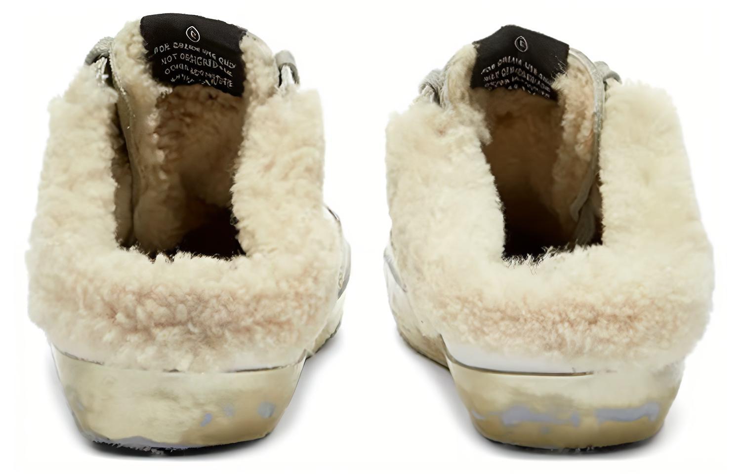 (W) Golden Goose Super-Star 'White Fuzzy Toe Leather Mule' 圖 5