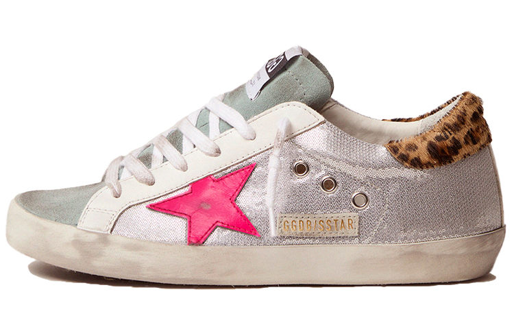 Buy (Women) Golden Goose Super-Star 'White Grey Red Leopard' GWF00101.F001053.80804