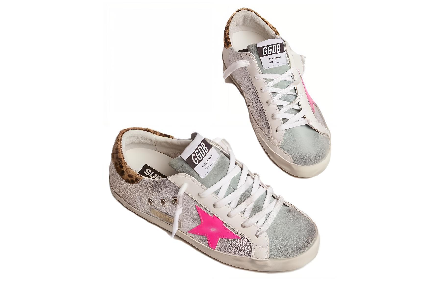 (W) Golden Goose Super-Star 'White Grey Red Leopard' 圖 5