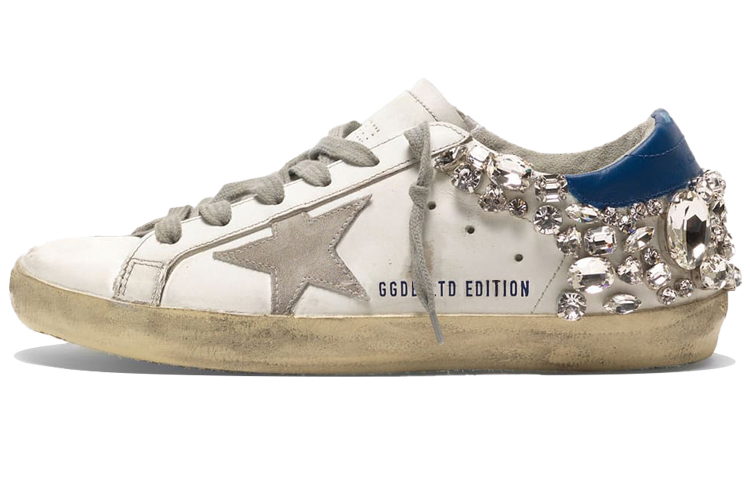 (W) Golden Goose Super-Star 'White Jewel Detail'