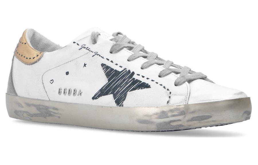 Lookbook (W) ゴールデングース スーパースター 白革 (G.G. スーパースター 白革 is even shorter) GWF00102.F002028.10750