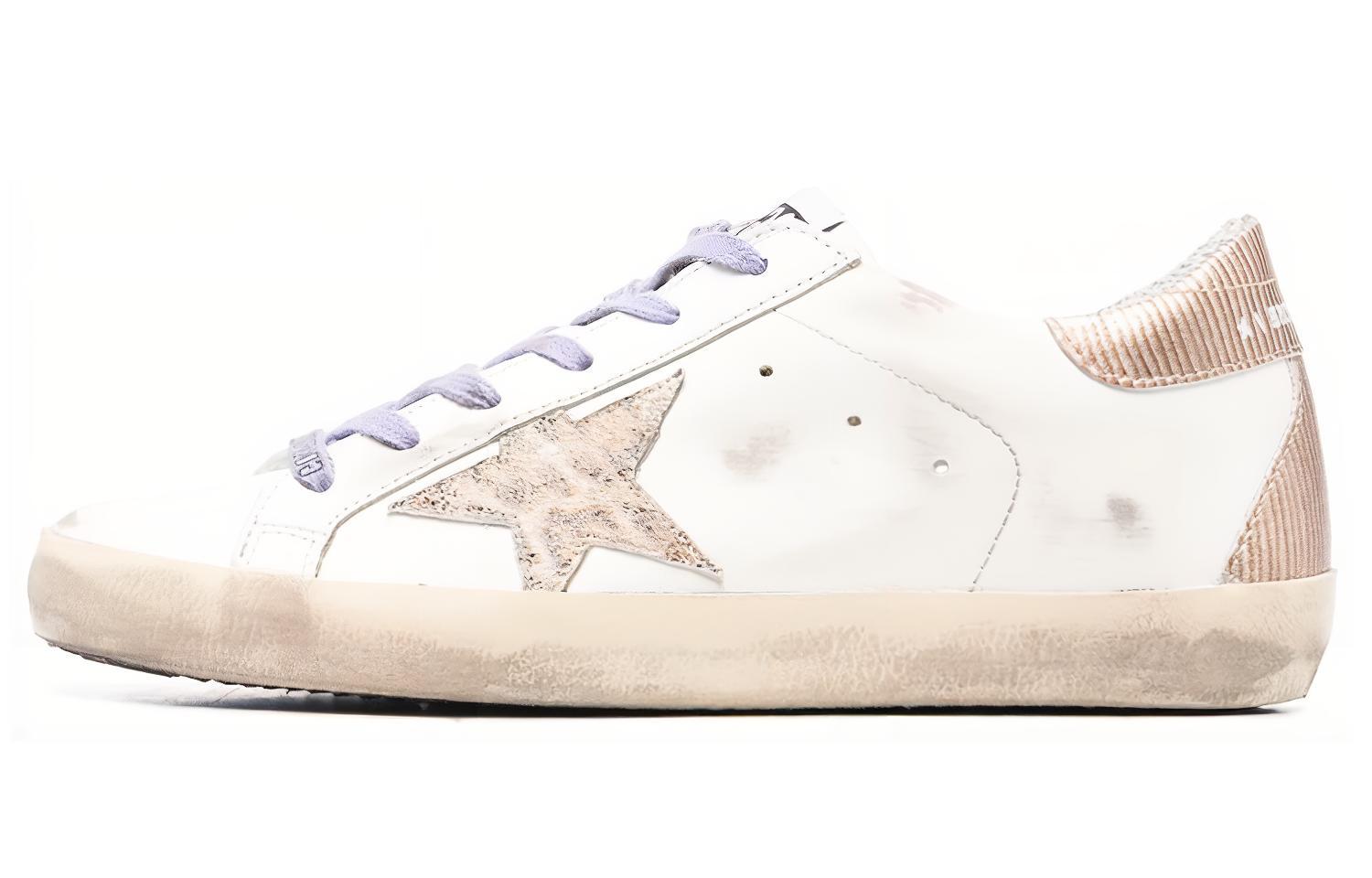 (W) Golden Goose Super-Star 'White Leather Low Top'