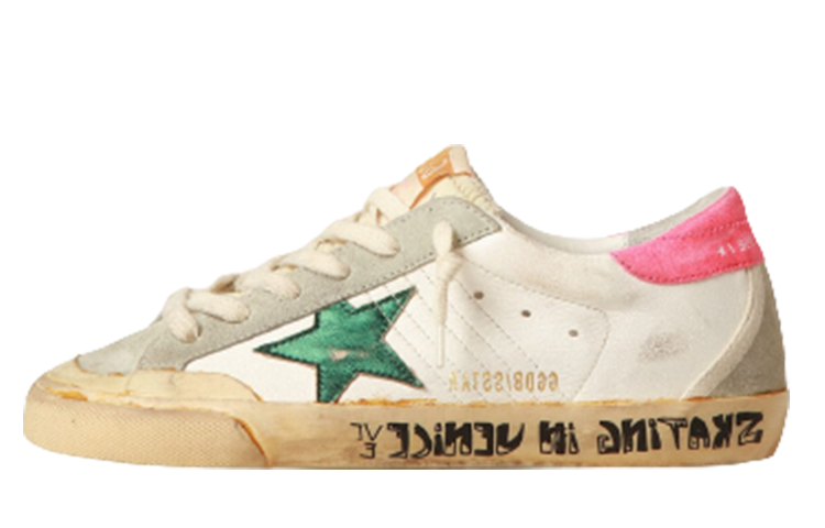 (W) Golden Goose Super-Star 'White Leather Low Top'
