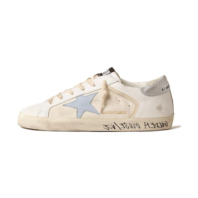 (W) Golden Goose Super-Star 'White Leather Low-Top'
