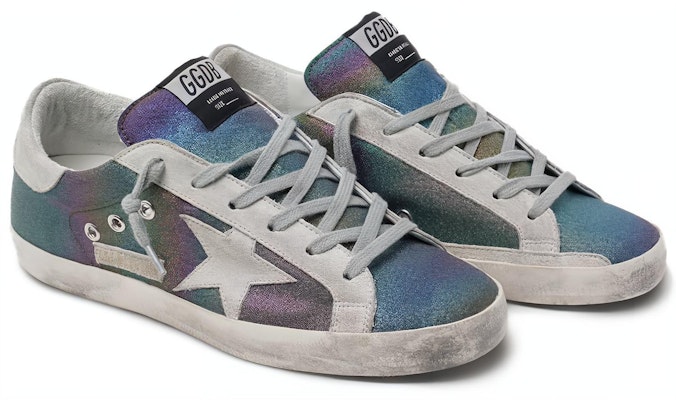 (W) 金鹅 Super-Star '白色皮革彩虹蓝星' G36WS590.V19 Lookbook (W) 金鹅 Super-Star '白色皮革彩虹蓝星' G36WS590.V19