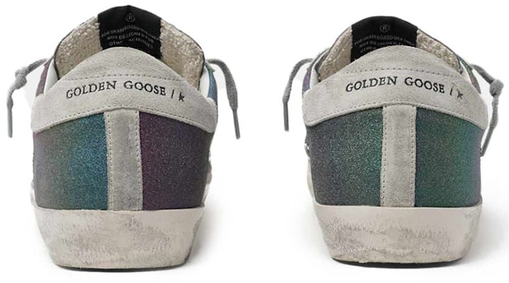 (W) 金鹅 Super-Star '白色皮革彩虹蓝星' G36WS590.V19 Purchase (W) 金鹅 Super-Star '白色皮革彩虹蓝星' G36WS590.V19