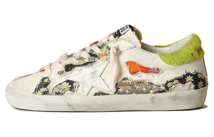 (W) Golden Goose Super-Star 'White Low-Top'