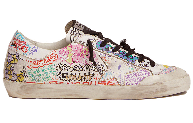 (W) Golden Goose Super-Star 'White Red Black' 圖 2