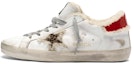 Buy (W) Golden Goose Super-Star 'Blanco Cola Roja Desgastado' G35WS590.P91