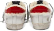 Shop (W) Golden Goose Super-Star 'Blanco Cola Roja Desgastado' G35WS590.P91