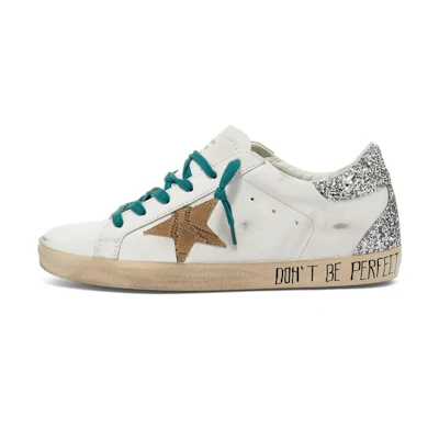 (W) Golden Goose Super-Star 'White Silver'