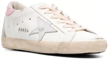 Golden Goose Super-Star 牛皮 防滑耐磨 低筒 帆布鞋 女款 白銀 Order Golden Goose Super-Star 牛皮 防滑耐磨 低筒 帆布鞋 女款 白銀