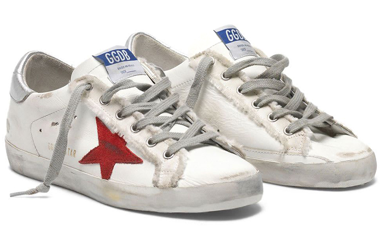 (W) Golden Goose Super-Star 'White Silver Tail with Red Star' 圖 3
