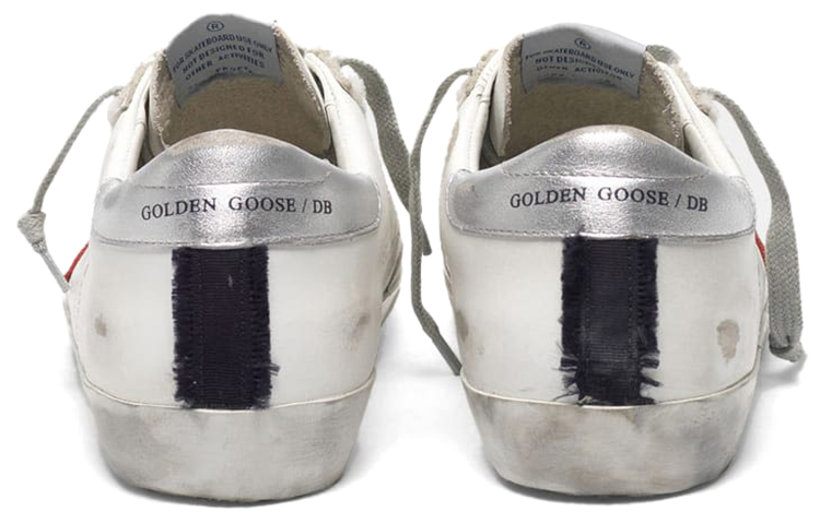 (W) Golden Goose Super-Star 'White Silver Tail with Red Star' 圖 4