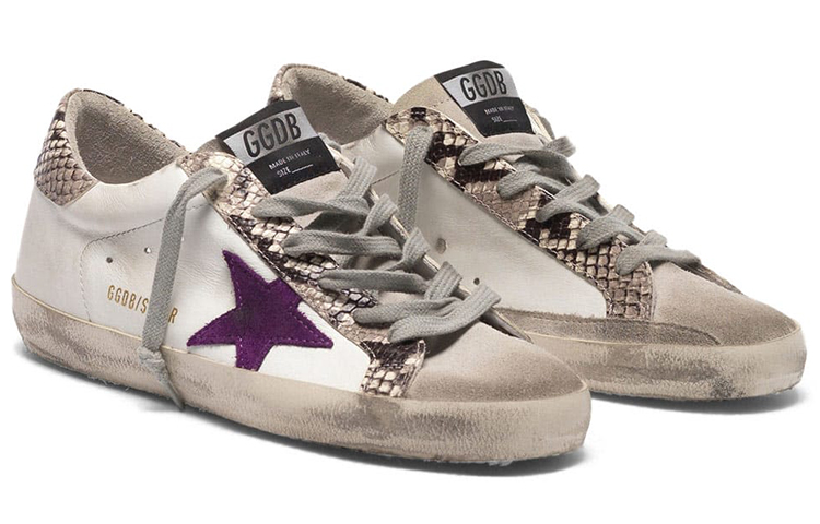 (W) Golden Goose Super-Star 'White Snake Print' 圖 2