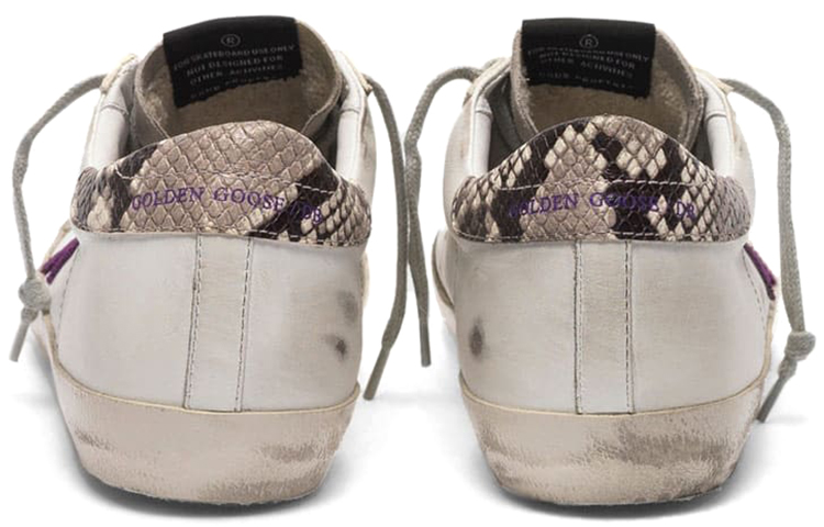 (W) Golden Goose Super-Star 'White Snake Print' 圖 3