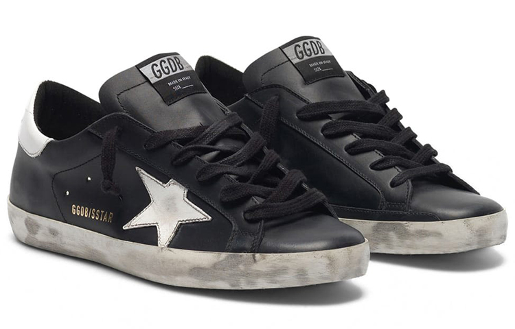 (W) Golden Goose Super-Star 'White Star Distressed Black and White' 圖 3