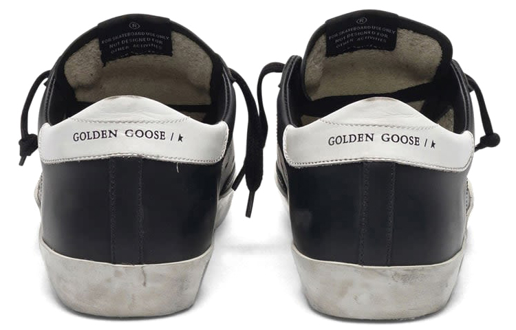 (W) Golden Goose Super-Star 'White Star Distressed Black and White' 圖 4