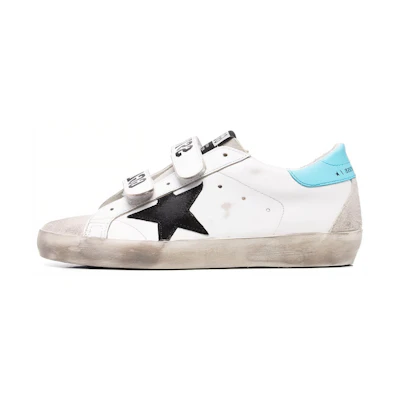 (W) Golden Goose Super-Star 'White Velcro'