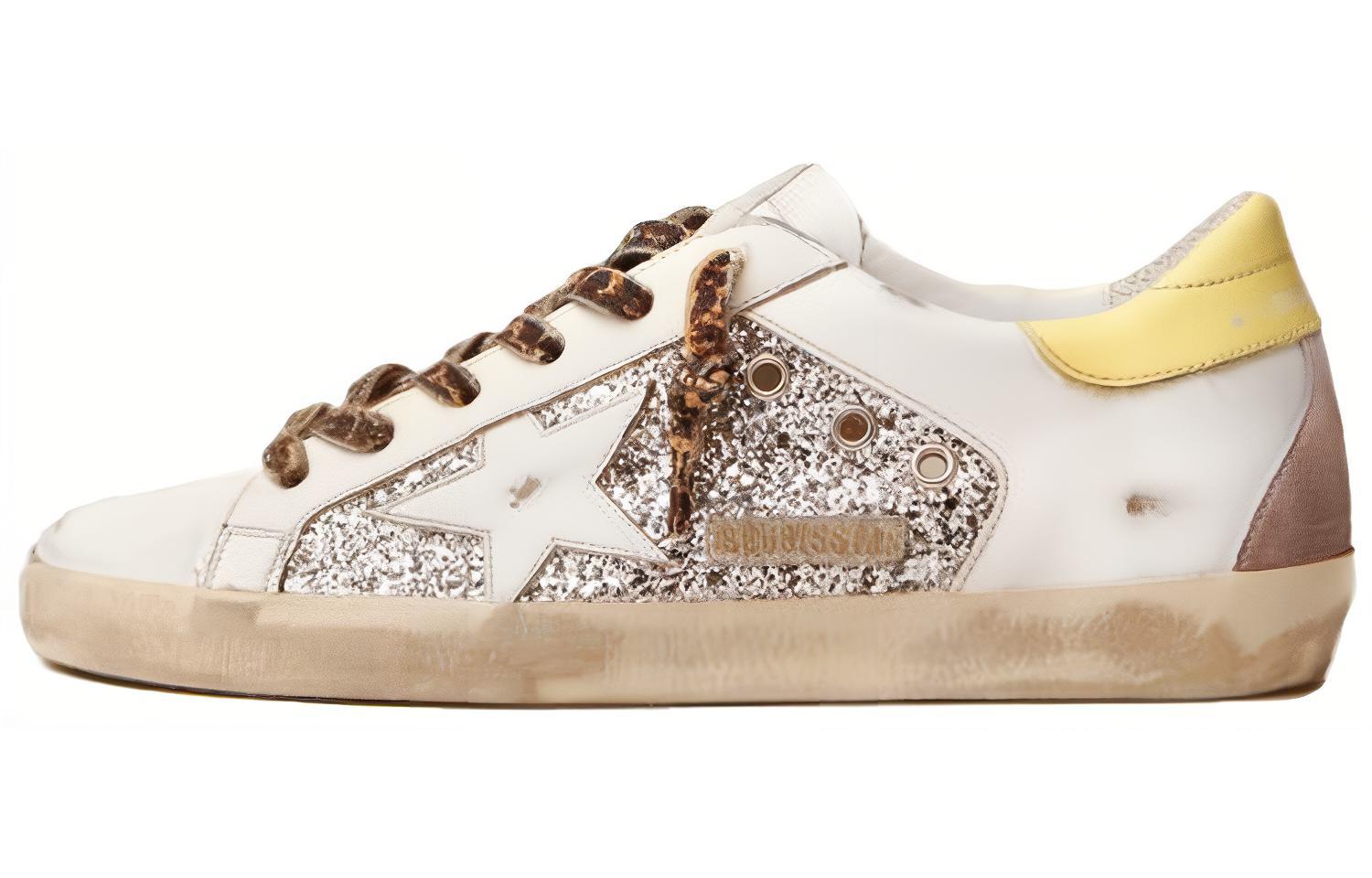 (W) Golden Goose Super-Star 'White Yellow Grey'