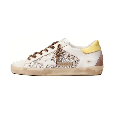 (W) Golden Goose Super-Star 'White Yellow Grey'