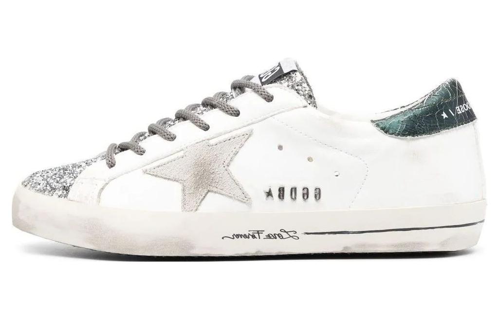 Buy （女款）Golden Goose Super-Star 閃粉乳白銀色 GWF00101.F004787.82383