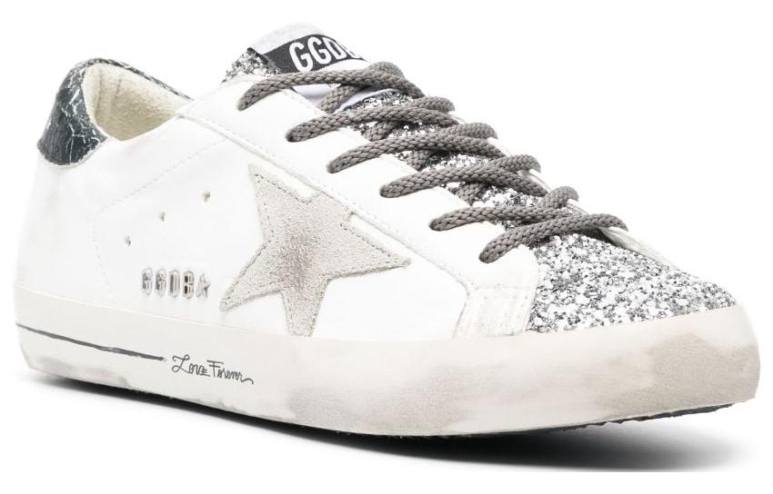 Order （女款）Golden Goose Super-Star 閃粉乳白銀色 GWF00101.F004787.82383