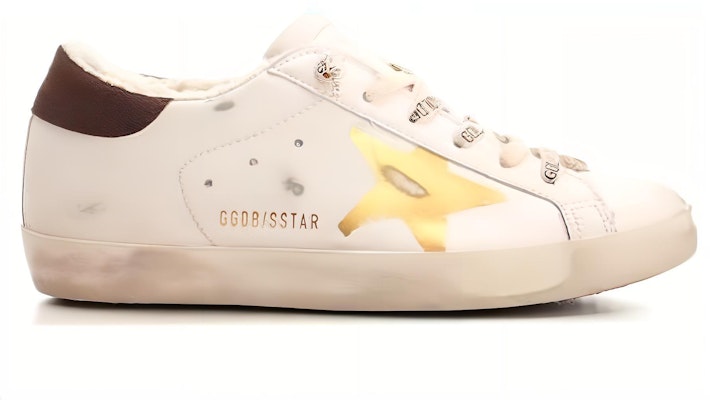 (W) Golden Goose Super-Star Bintang Emas Putih Emas GWF00498.F004780.82377 Order (W) Golden Goose Super-Star Bintang Emas Putih Emas GWF00498.F004780.82377
