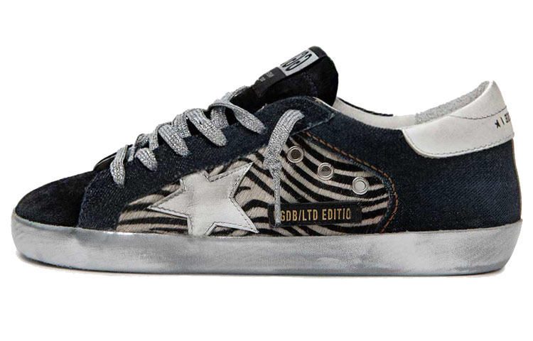 (W) Golden Goose Super-Star LTD Edition 'Zebra'