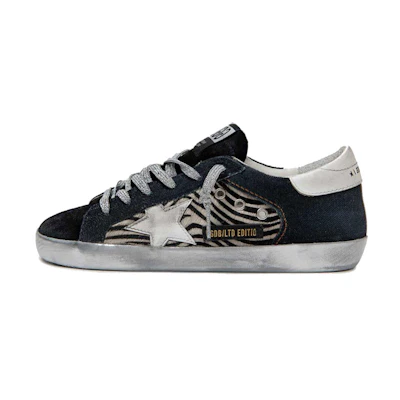 (W) Golden Goose Super-Star LTD Edition 'Zebra'