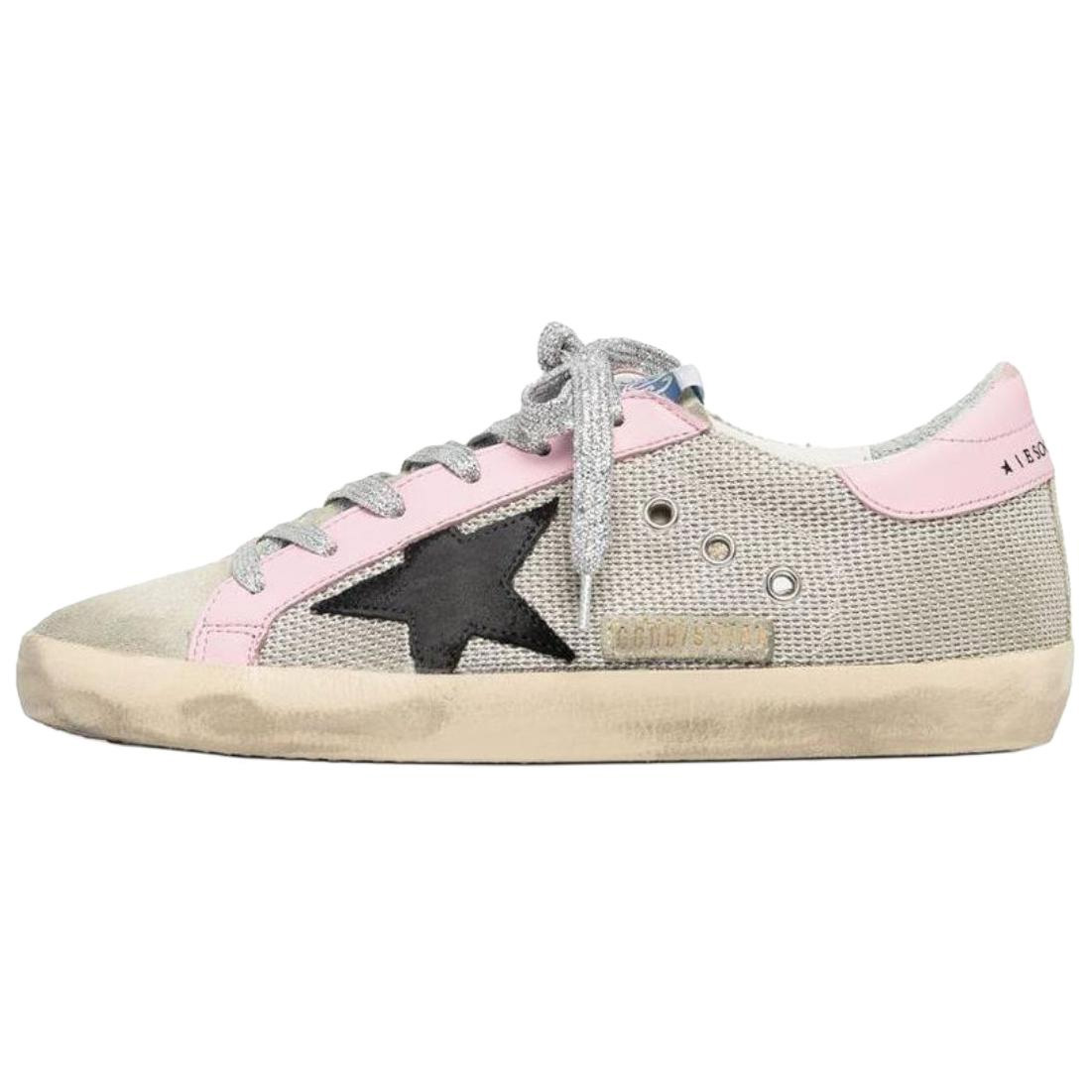(Women) Golden Goose Super-Star Low-Top Distressed Sneakers Grey GWF00101.F002512.70209