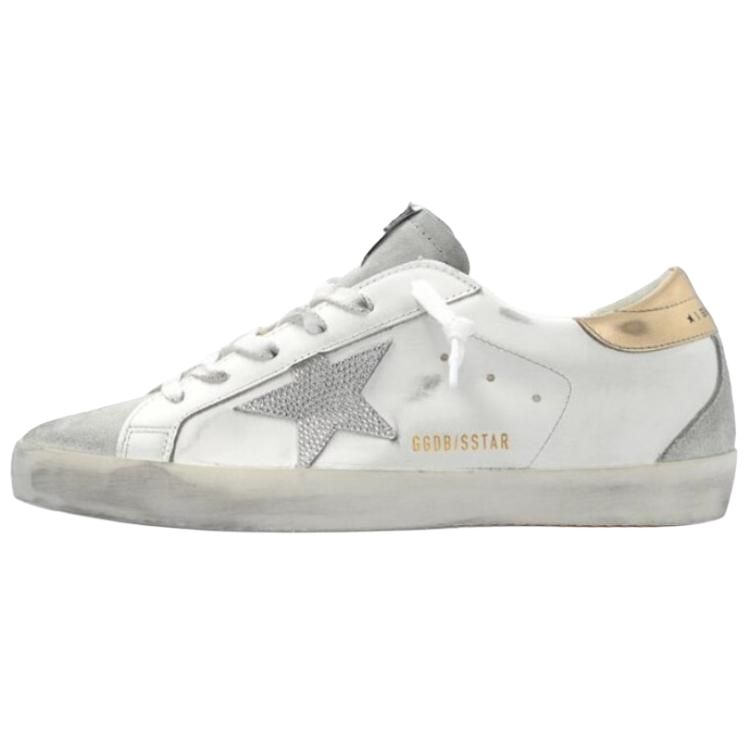 (Women) Golden Goose Super-Star Low-Top White Leather Sneakers GWF00102.F006130.11921